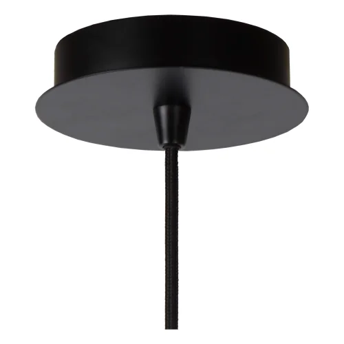 Светильник подвесной Wolfram  21417/65/30 Lucide чёрный 1 лампа, основание чёрное в стиле современный  фото 4